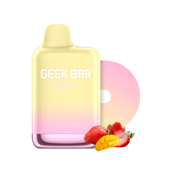 Geek Bar Meloso Max Disposable 9000 Puff 14mL 50mg Strawberry Mango