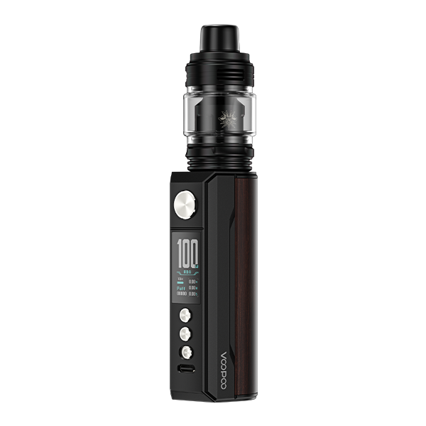 VooPoo Drag M100S Kit Black Darkwood