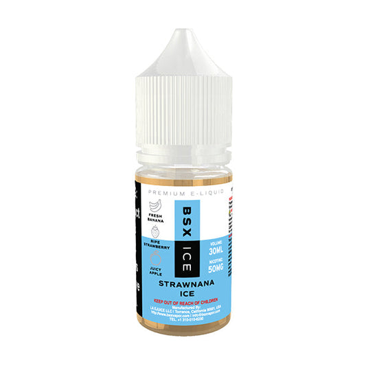 Strawnana Ice by Glas BSX Salts TFN 30mL Bottle