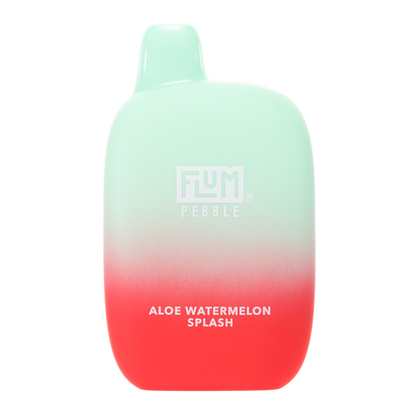 Flum Pebble - 6000 Puffs Disposable - 14mL 50mg | Aloe Watermelon Splash