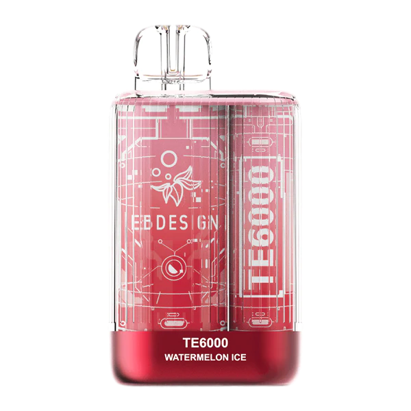 TE6000 (Non Branded EBDESIGN) 6000 Puffs 10.3mL 4% Disposable Watermelon Ice