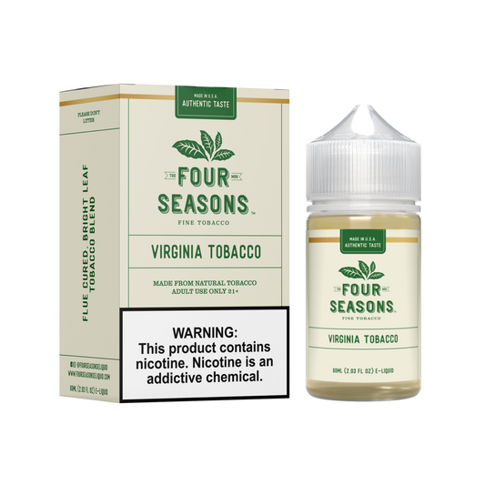 Virginia Tobacco by Four Seasons 60mL With Packaging