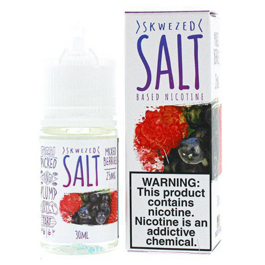 Mixed Berries by Skwezed Salt Series 30mL 25mg With Packaging