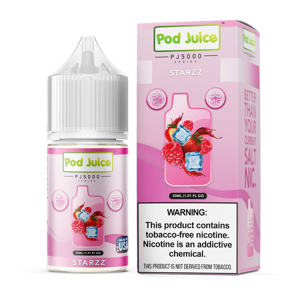 Starzz by Pod Juice PJ5000 Series Salt 30mL with Packaging