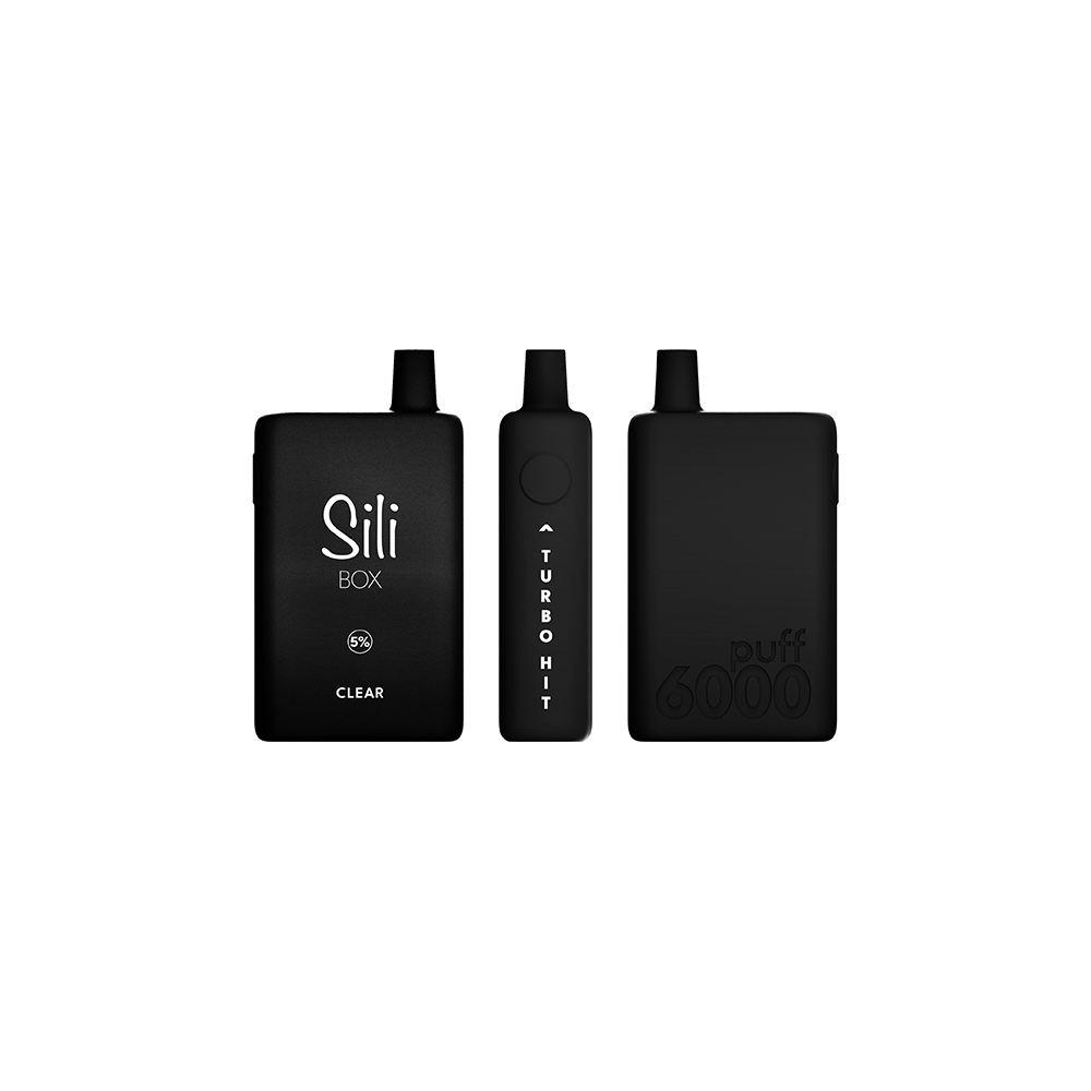 Sili Box Disposable | 6000 Puffs | 16mL Clear