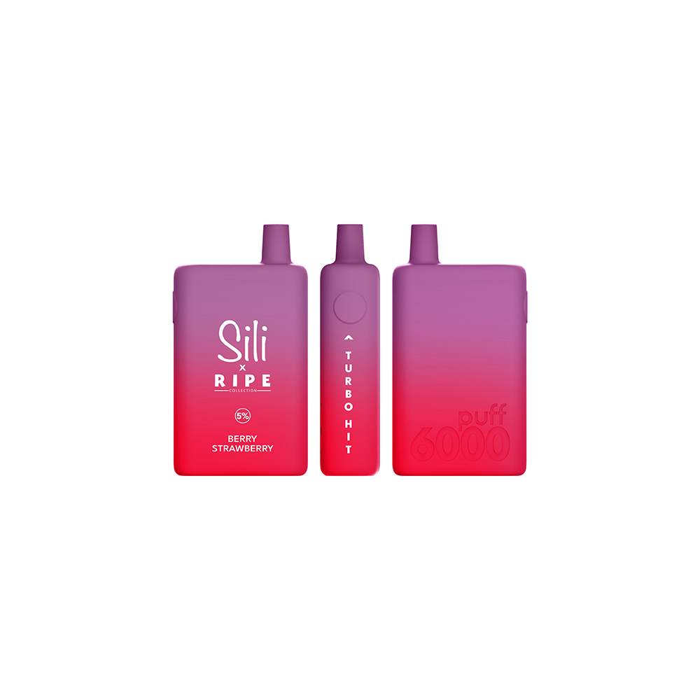 Sili X Ripe Disposable | 6000 Puffs | 16mL Berry Strawberry