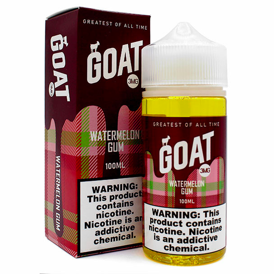 Watermelon Gum by GOAT Series Drip More 100mL 3mg With Packaging