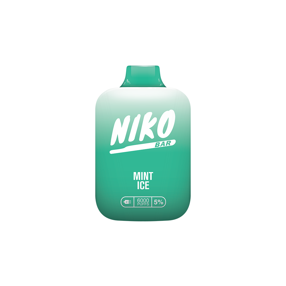 Niko Bar Disposable | MOQ 10pc. | 7000 Puffs | 15mL 50mg Mint Ice