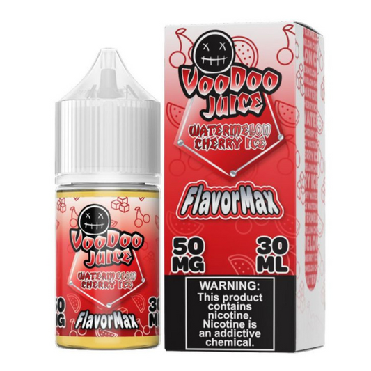 Watermelon Cherry Ice by Voodoo Juice FlavorMax Salts Series 30mL 50mg With Packaging