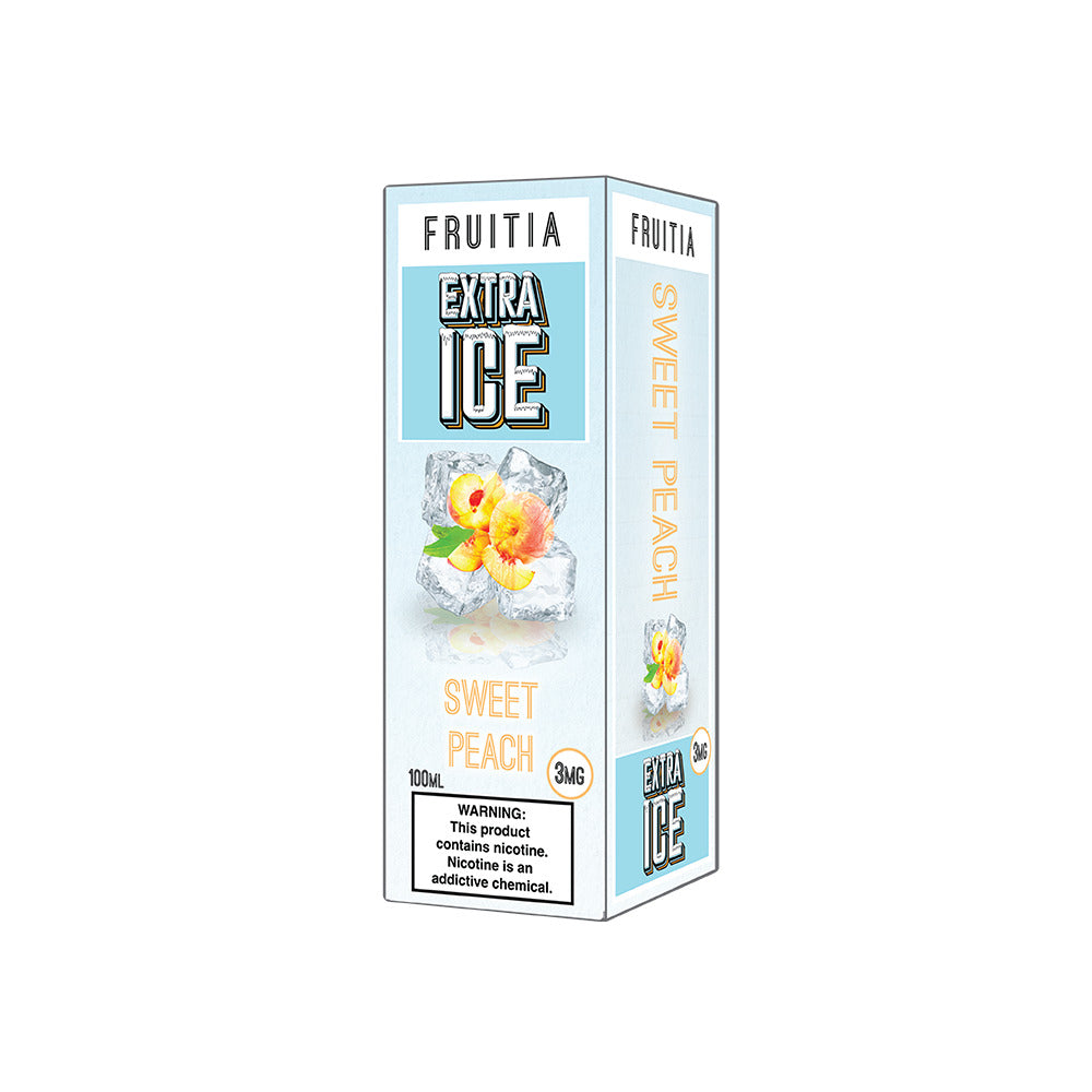 Sweet Peach by Fruitia Extra Ice 100mL 3mg Packaging