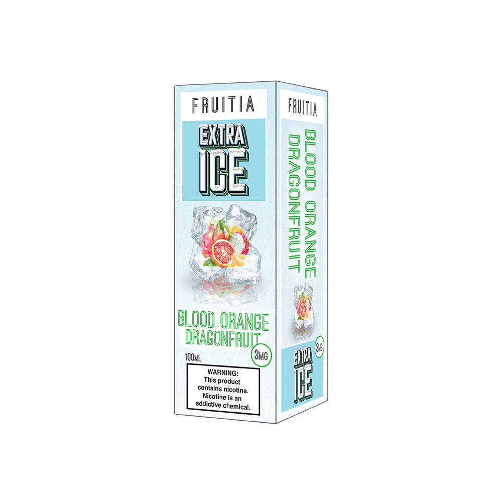 Blood Orange Dragonfruit by Fruitia Extra Ice 100mL 3mg Packaging