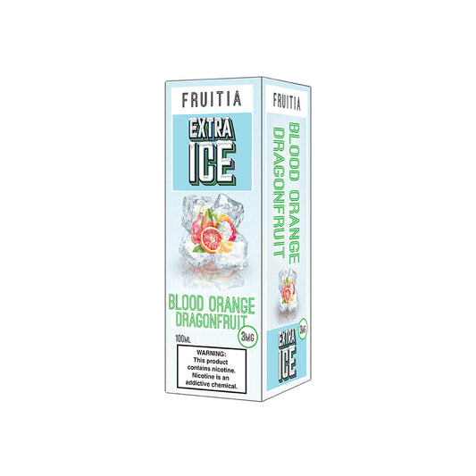 Blood Orange Dragonfruit by Fruitia Extra Ice 100mL 3mg Packaging