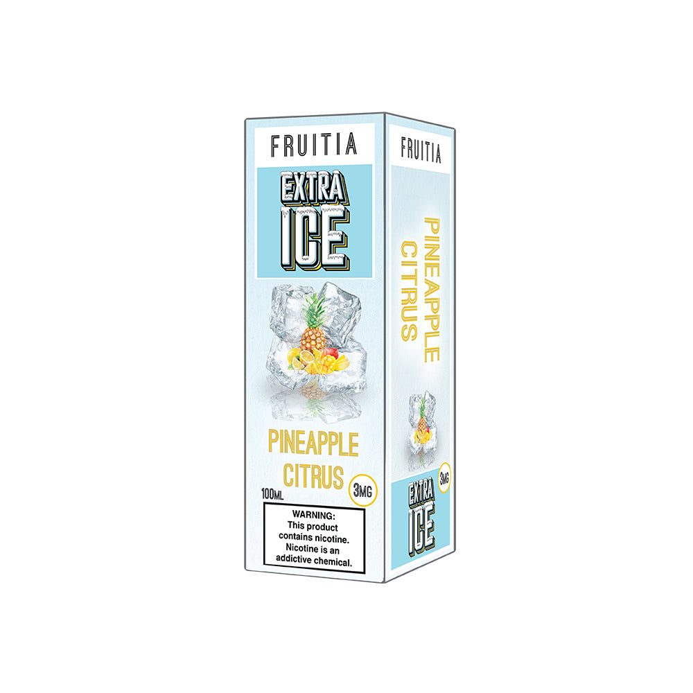 Pineapple Citrus by Fruitia Extra Ice 100mL 3mg Packaging