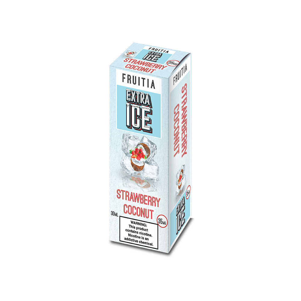 Strawberry Coconut by Fruitia Extra Ice 30mL 35mg Packaging