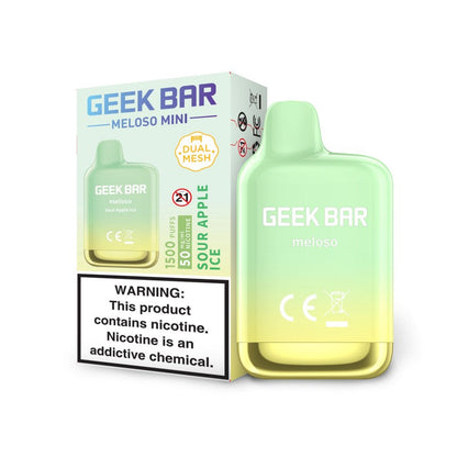 DO NOT MAKE ACTIVE!!!   Geek Bar Meloso Mini - 1500 Puffs Disposable - 1.5mL 50mg