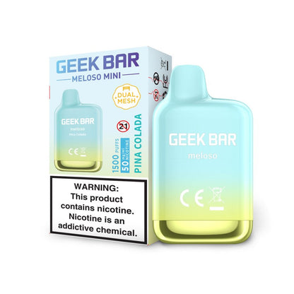 DO NOT MAKE ACTIVE!!!   Geek Bar Meloso Mini - 1500 Puffs Disposable - 1.5mL 50mg