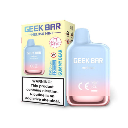 DO NOT MAKE ACTIVE!!!   Geek Bar Meloso Mini - 1500 Puffs Disposable - 1.5mL 50mg
