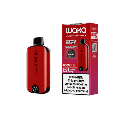 WAKA SoPro DM8000 17mL 8000 Puff Disposable Kiwi Dragon Fruit Berry