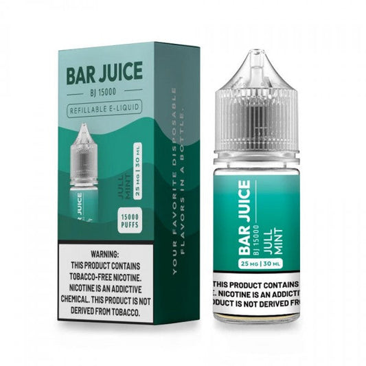 Jull Mint by Bar Juice BJ15000 Salts 25mg 30mL With Packaging