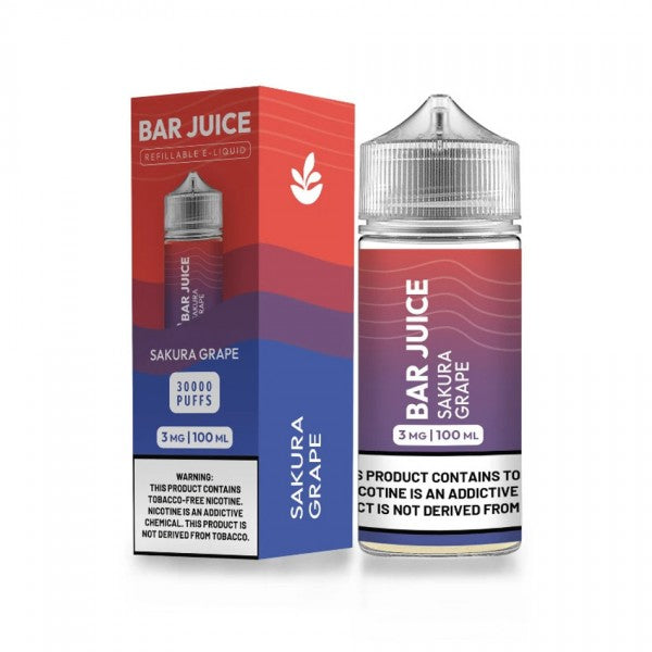 Sakura Grape by Bar Juice BJ30000 ELiquid 3mg 100mL With Bottle