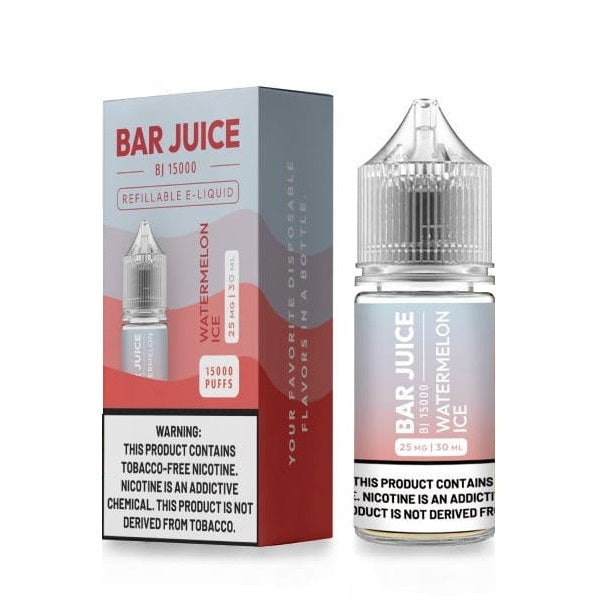 Watermelon Ice by Bar Juice BJ15000 Salts 25mg 30mL With Packaging