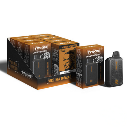 Tyson 2.0 Heavy Weight Disposable 7000 Puffs 15mL 50mg Virginia Tobacco with Packaging