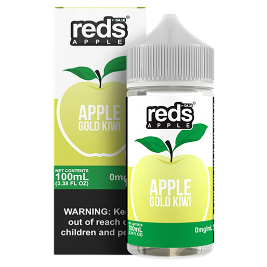 Gold Kiwi by 7Daze Reds 100mL with packaging