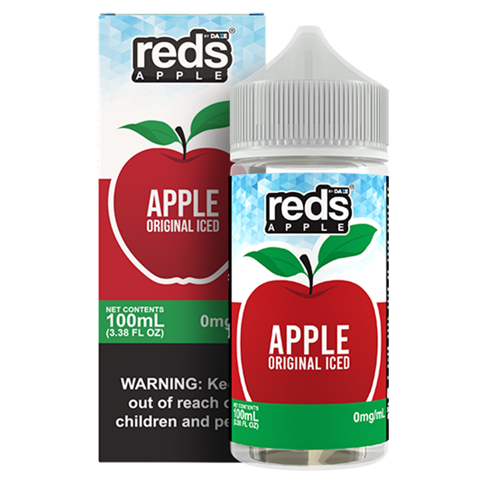 Apple Ice by 7Daze Reds 100mL with packaging