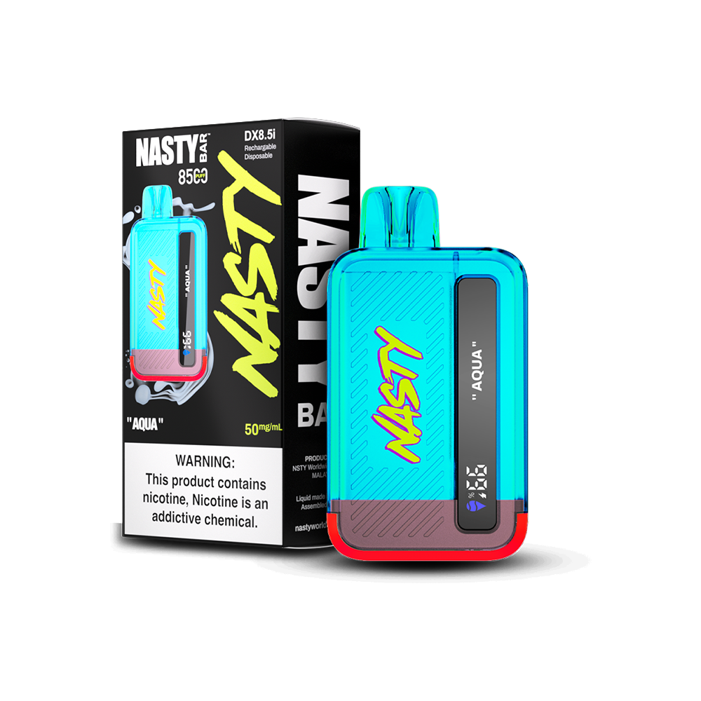 Nasty Juice Nasty Bar Disposable Aqua with packaging