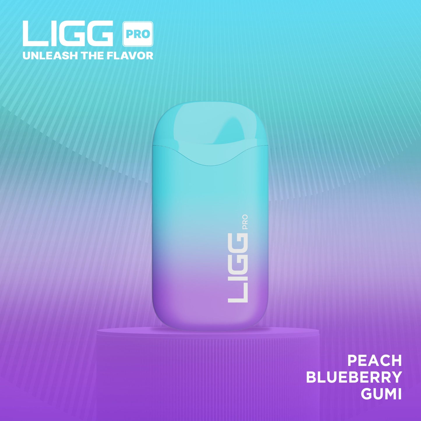 Ligg Pro Disposable Peach Blueberry Gumi