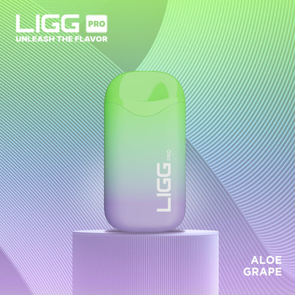 Ligg Pro Disposable 5500 Puffs 14mL 50mg Aloe Grape