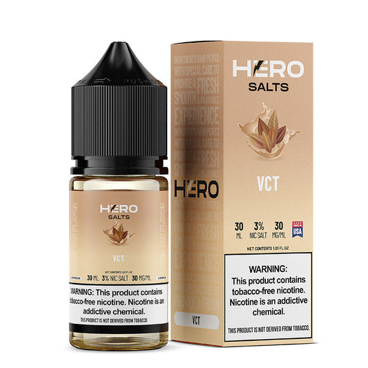 VCT by Hero E-Liquid 30mL (Salts) with packaging