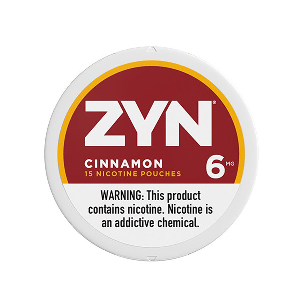 ZYN Nicotine Pouches (15ct Can)(5-Can Pack) Cinnamon