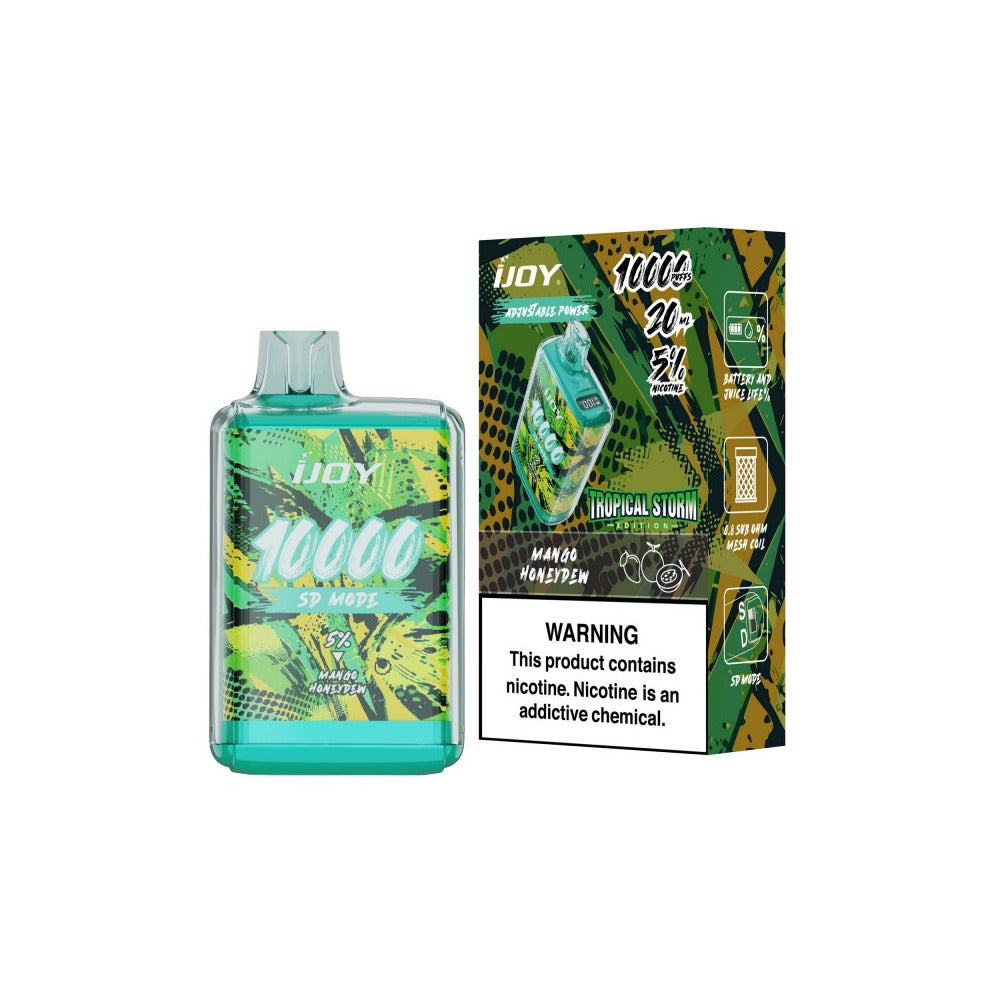 IJoy Bar SD10000 Disposable Mango Honeydew with Packaging