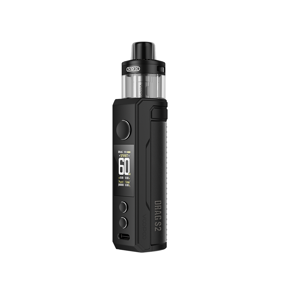 VooPoo Drag S2 Kit (Pod System) Spray Black