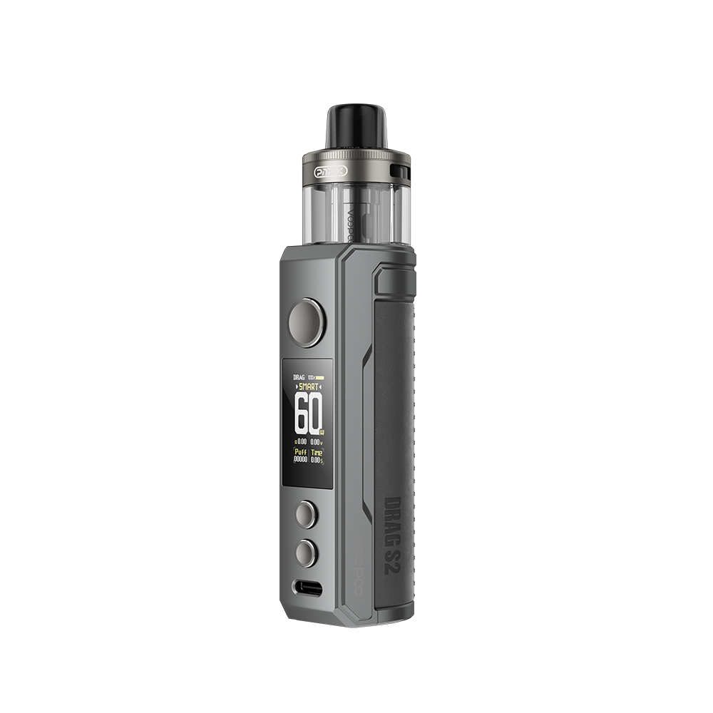 VooPoo Drag S2 Kit (Pod System) Grey Metal