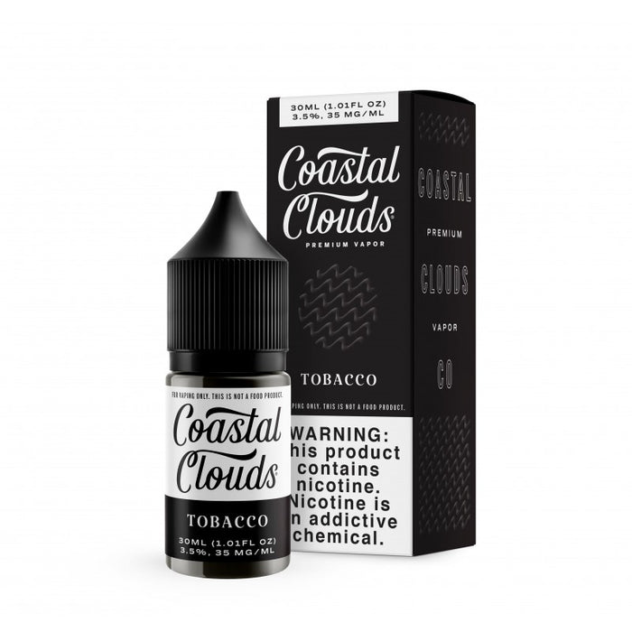 Vanilla Tobacco | Coastal Clouds Salts | 30mL with packaging