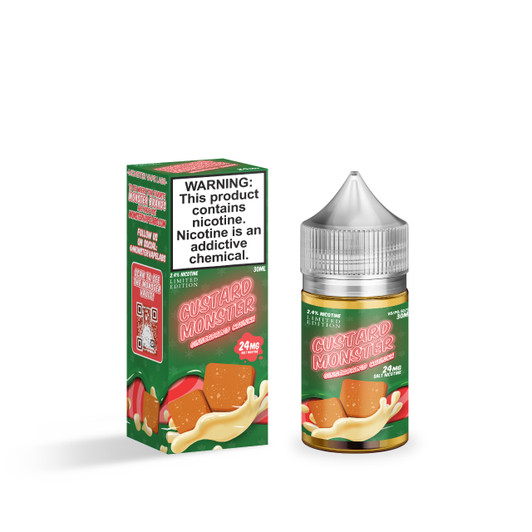 Gingerbread Crunch | Custard Monster Salts | 30mL with packaging