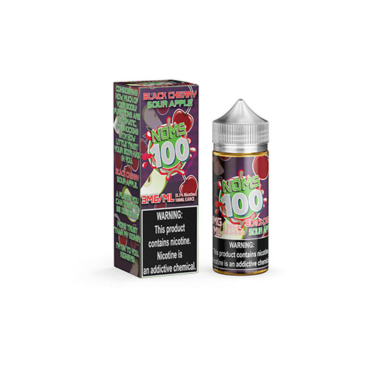 Black Cherry Sour Apple | Noms 100 | 100mL 3mg with packaging