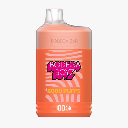 Bodega Bar 8000 Puffs 17mL 50mg Disposable Peach Mango Watermelon