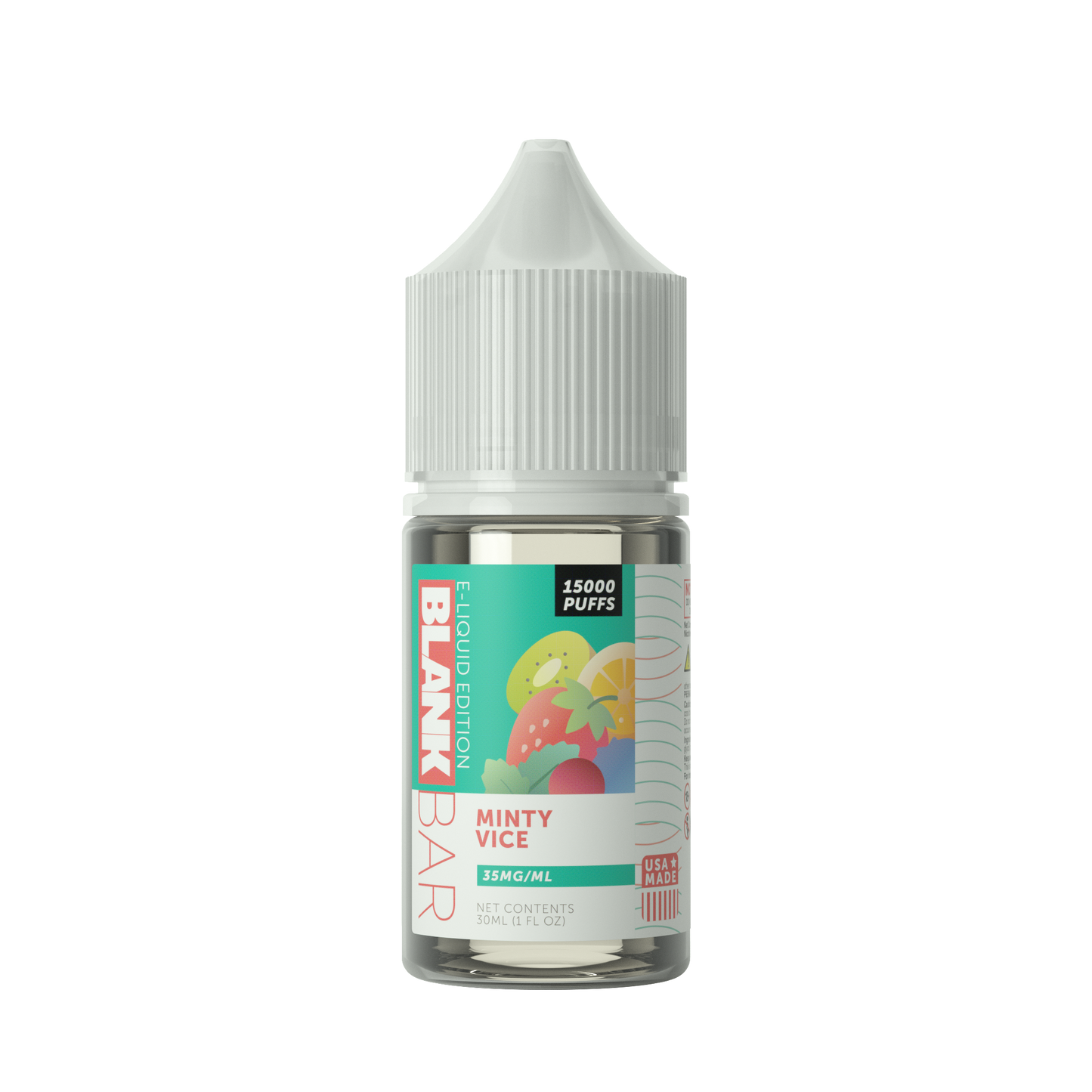 Minty Vice | Blank Bar 15000 Puff | 30mL bottle