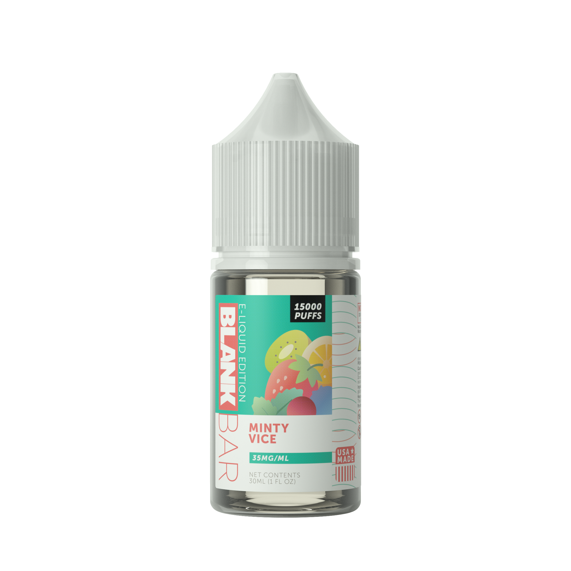 Minty Vice | Blank Bar 15000 Puff | 30mL bottle