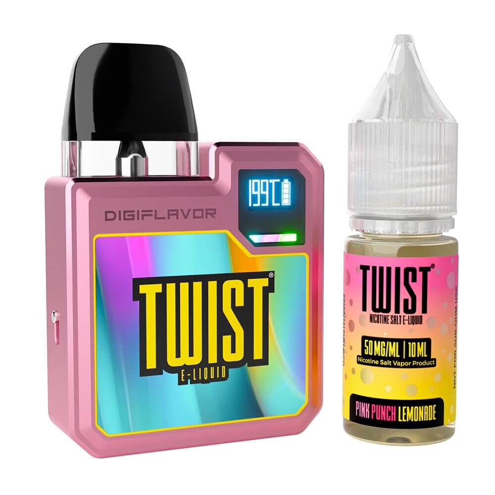 Geekvape Digi-Q Kit + Daddy’s Vapor 10mL Salts 50mg (Pod System + E-Liquid) pink punch lemonade