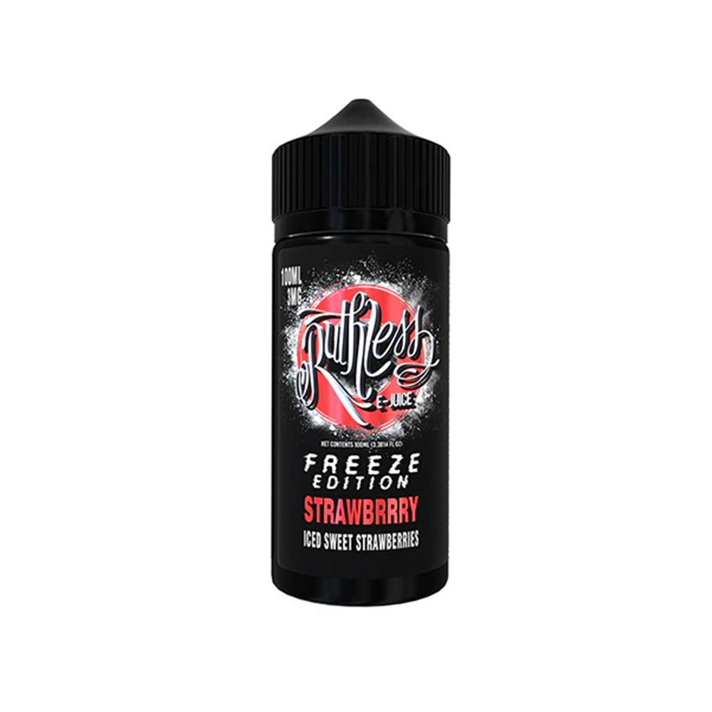 Strawbrry Iced | Ruthless | 100mL 3mg bottle