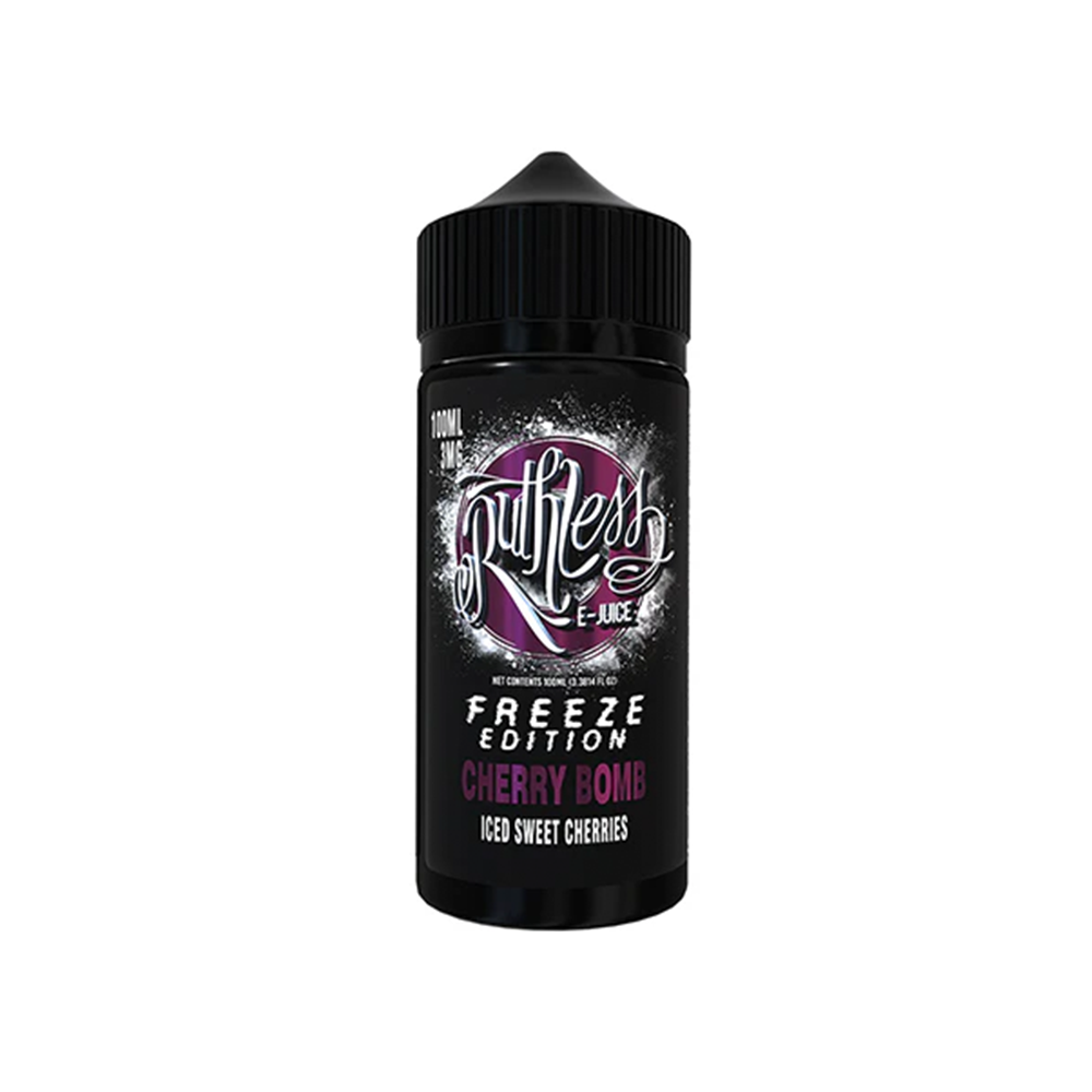 Cherry Bomb Iced | Ruthless | 100mL 3mg bottle