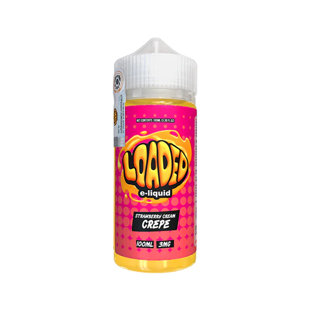 Strawberry Cream Crepe | Loaded | 100mL 3mg bottle