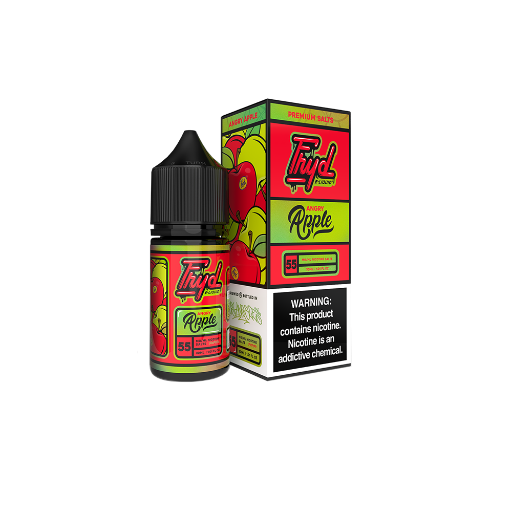 Angry Apple | FRYD Salts | 30mL 55mg bottle with packaging