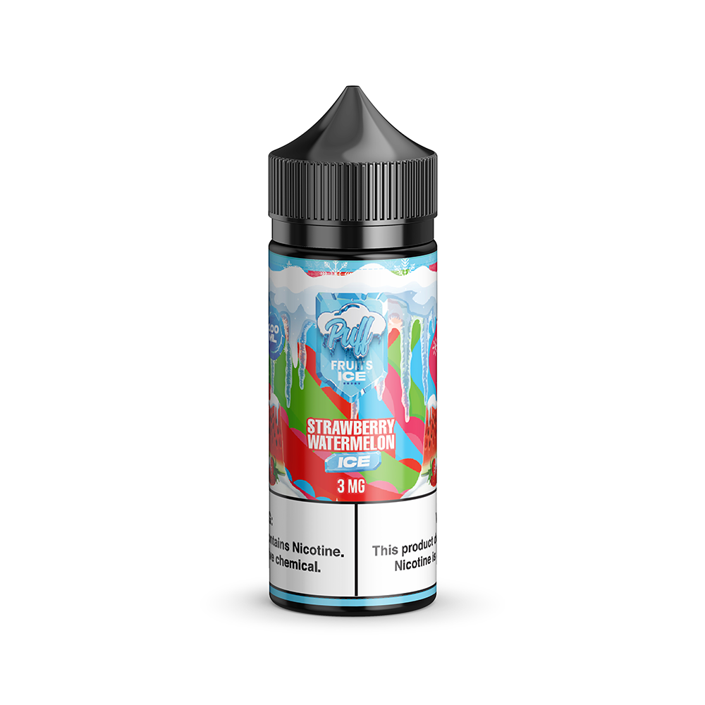 Strawberry Watermelon Ice | Puff Fruits | 100mL 3mg bottle