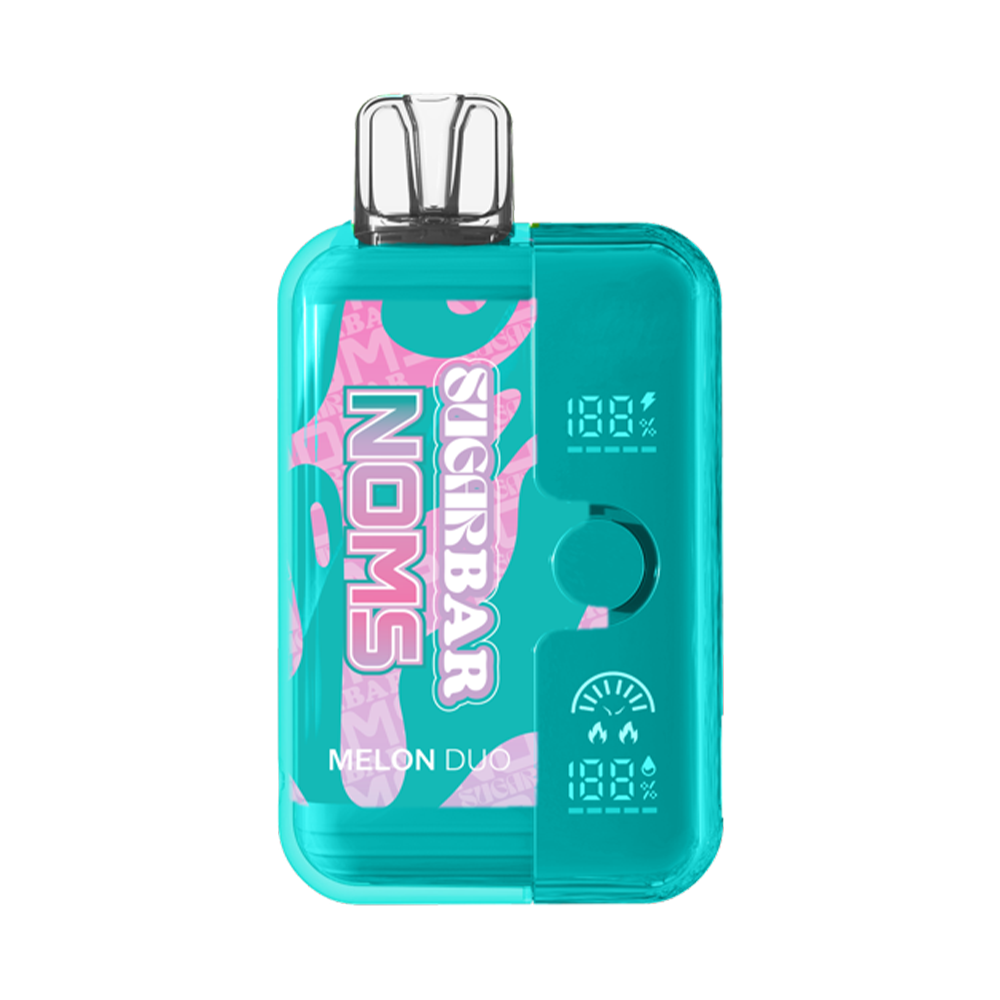 Sugarbar Noms Dual Tubro Disposable | 18000 Puffs | 16.5mL | 50mg | Melon Duo