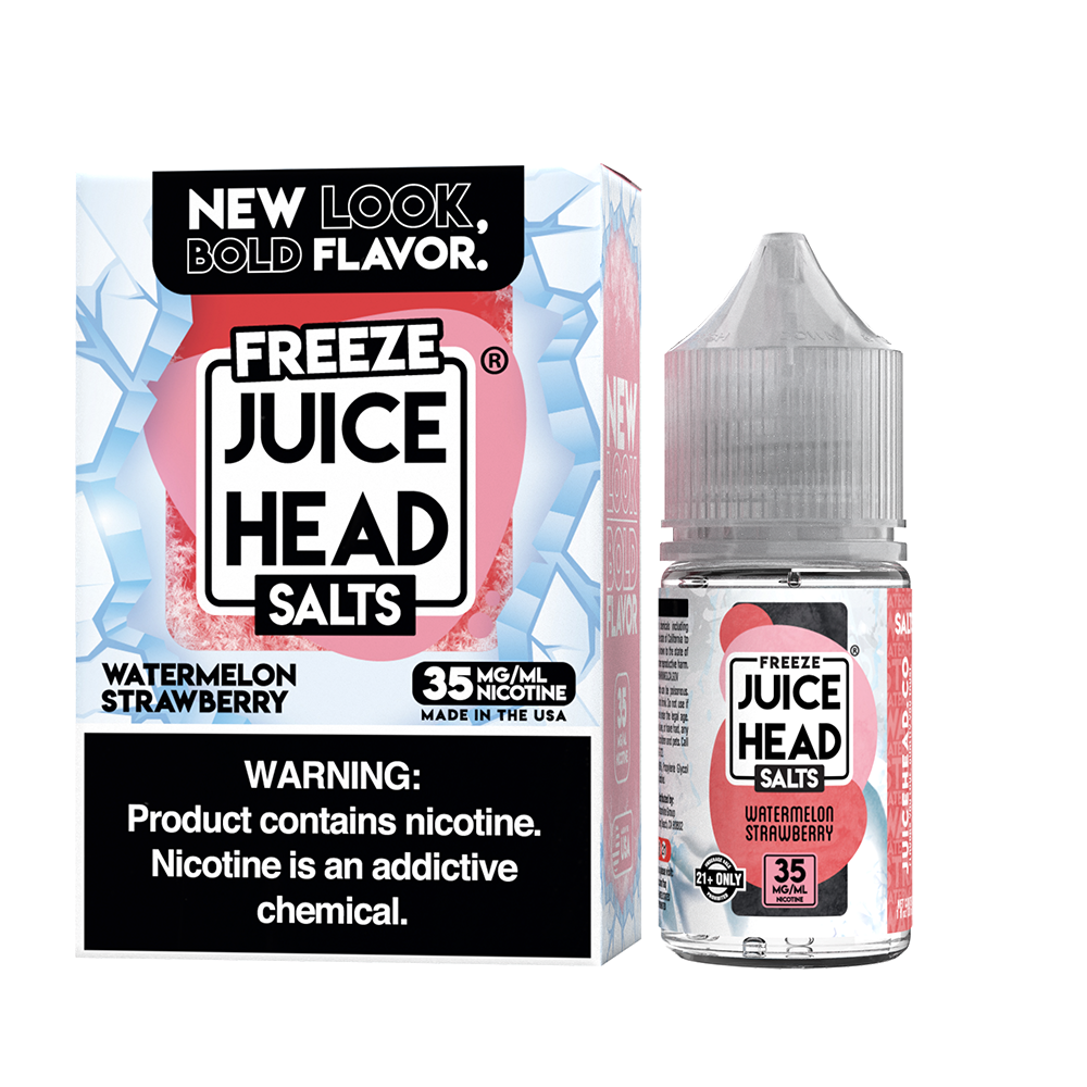 Watermelon Strawberry Freeze | Juice Head Salts | 30mL 35mg with packaging